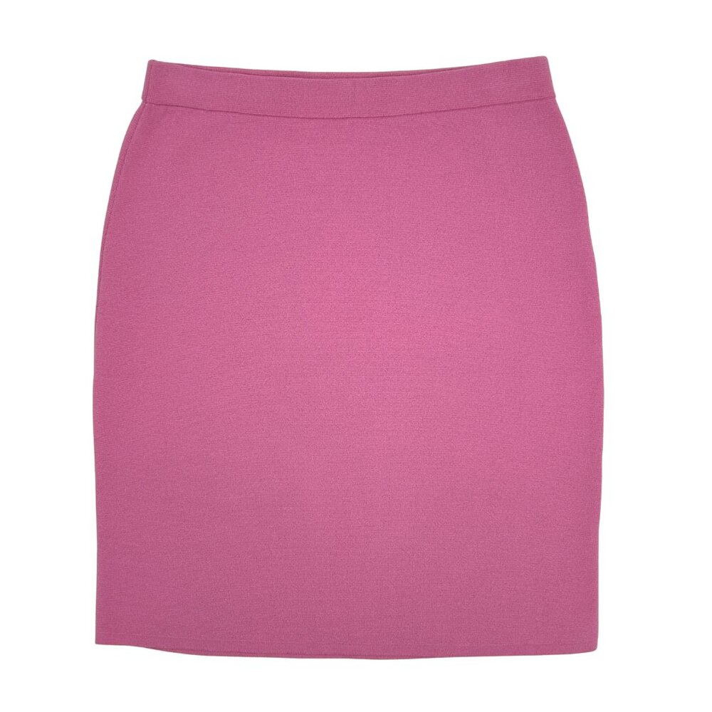 Jeremy Scott Knit Mini Skirt Runway S/S 2016 Face Mini Skirt Bubblegum Pink US 6 - Picture 3 of 5